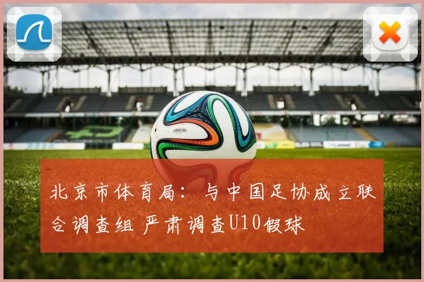 北京市体育局:与中国足协成立联合调查组 严肃调查U10假球