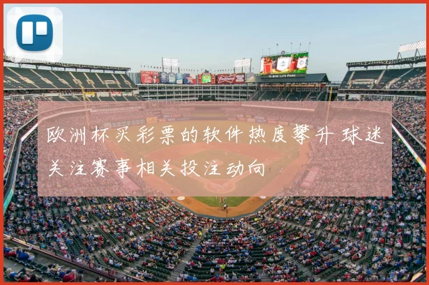 欧洲杯买彩票的软件热度攀升 球迷关注赛事相关投注动向